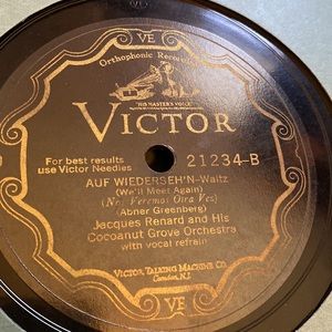 Antique Shellac records from the early to mid 1900’s